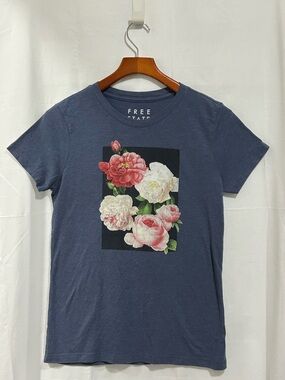 Free State - Women's Navy Floral Graphic Tee